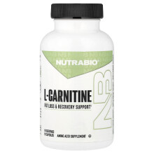 NutraBio, L-Carnitine, 500 mg, 90 Veggie Capsules