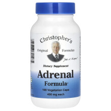 Christopher's Original Formulas, Adrenal-Formel, 100 pflanzliche Kapseln