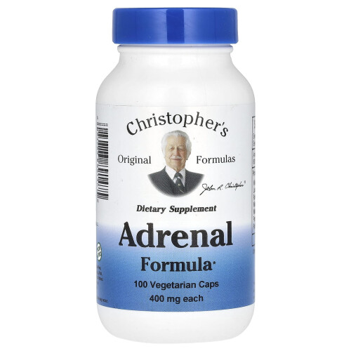 Christopher's Original Formule Formulă Adrenală, 100 Capsule Vegetariene