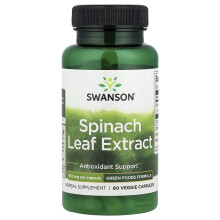 Swanson, Spinach Leaf Extract, 650 mg, 60 Veggie Capsules
