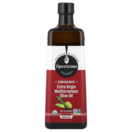 Spectrum Culinary, Οργανική Extra Virgin Μεσογειακή Ελαία Ολίας, 32 fl oz (946 ml)
