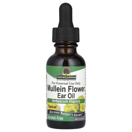 Nature's Answer, Óleo de Flor de Mulin, Sem Álcool, 1 fl oz (30 ml)