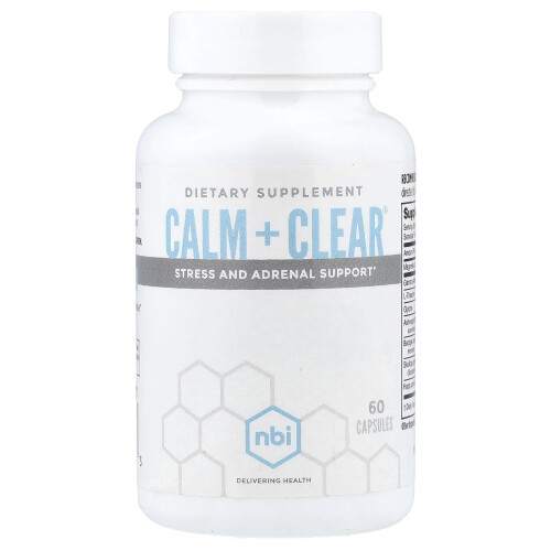 NBI, Calm + Clear, Supporto Stress e Adrenalina, 60 Capsule