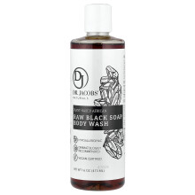 Dr. Jacobs Naturals, Sapun de corp bazat pe plante, Soapă neagră africană crudă, 16 oz (473 ml)
