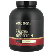 Optimum Nutrition, Goudstandaard 100% Whey, Wit Chocolade, 5 pond (2,27 kg)