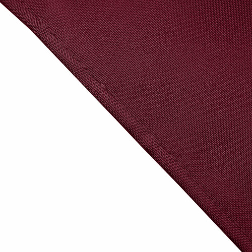 5 stk. 17" polyesterstofservietter bordeauxrøde 1