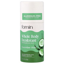 fomin, Whole Body Deodorant, Aluminiumfrei, Gurke Aloe, 1.76 oz (50 g)