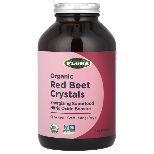 Flora, Organic Red Beet Κρυσταλλικά, 7 oz (200 g)