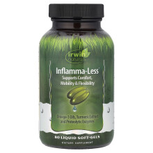 Irwin Naturals, Inflamma-LessÆ, 80 Geluri Lichide Moale