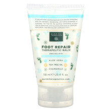 Earth Therapeutics, Leczenie Stóp, Terapeutyczne Balmy, 4 fl oz (118 ml)