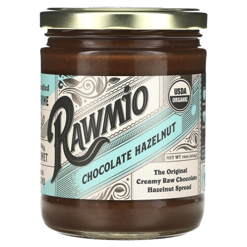 Rawmio, Chokolade Hazelnut Spread, 16 oz (454 g)