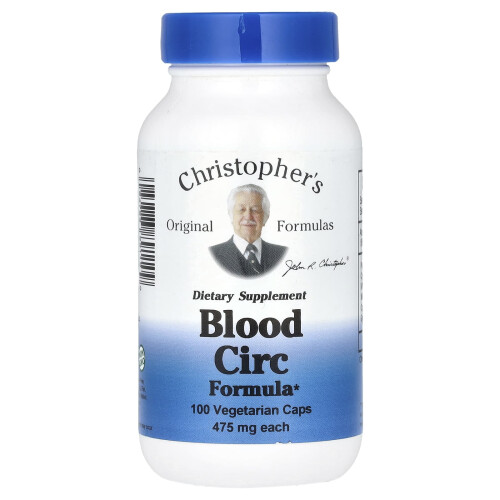 Christopher's Original Formulas, Blood Circ Formula, 100 Vegetarian Caps