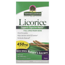 Nature's Answer, Licorice, 450 mg, 90 Vegetarian Capsules