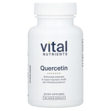 Vital Nutrients, Kvercetin, 500 mg, 100 Vegan Kapsler (250 mg per Kapsel)
