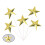Διακοσμητικά Τούρτας Golden Star – 60 τεμάχια 5
