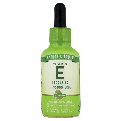 Nature's Truth, Vitamiini E Nestettynä, 2.5 fl oz (74 ml)