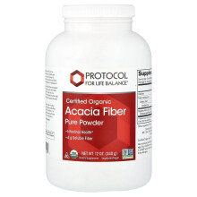 Certificeret Organisk Acacia Pure Powder fra Protocol for Life Balance, 12 oz (340 g)