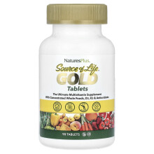 NaturesPlus, Source of Life, Gold, Der ultimative Multivitaminsupplement, 90 Tabletten