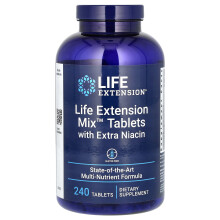Life Extension Mix Tabletten mit Extra Niacin, 240 Tabletten