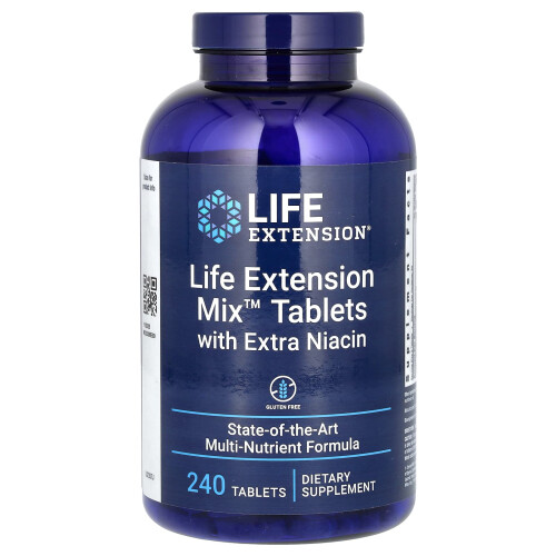 Life Extension Mix Tabletten mit Extra Niacin, 240 Tabletten