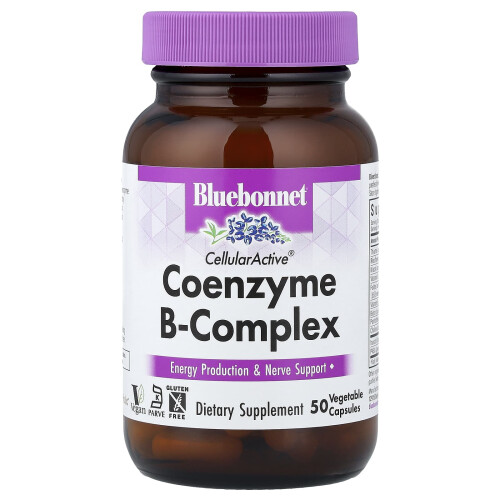 Bluebonnet Nutrition, CellularActive Coenzyme B-Complex, 50 Vegetable Capsules