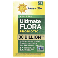 Probiotic Adult 50+, Renew Life, 30 Miliarde CFU, 30 Capsule Vegetariene