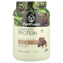 PlantFusion, Proteína Completa, Chocolate Rico, 2 lb (900 g)