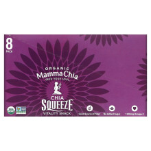 Mamma Chia, Orgaaninen Chia Purkki, Vitaliteetti Snack, Mustikkapiirakka, 8 Purkki, 3,5 oz (99 g) Kunkit