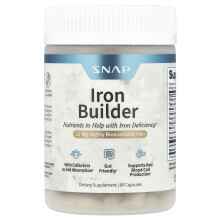 Snap Supplements, Iron Builder, 60 Capsule