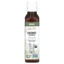 Aura Cacia, Biologische Huidverzorgingsolie, Kokos, Gefractioneerd, 4 fl oz (118 ml)