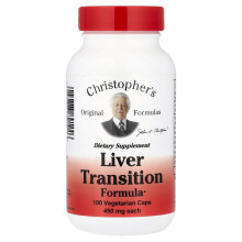 Christopher's Original Formulas, Fórmula de Transição do Fígado, 100 Caps Vegetarianos