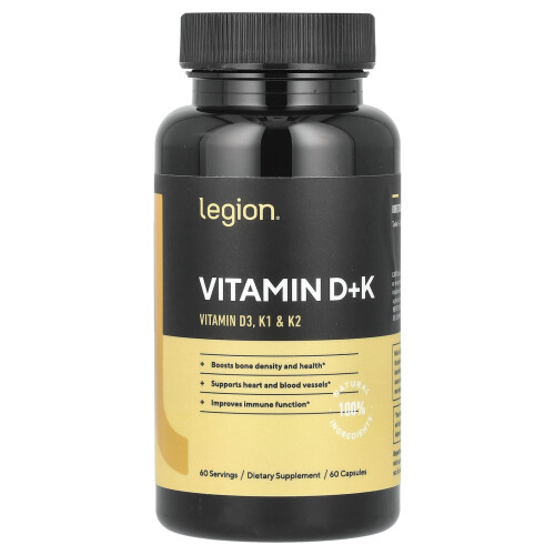 Legion Athletics, Vitamiini D+K, 60 Pillereä