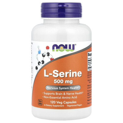 NOW Foods NOW Foods, L-Σερίνη, 500 mg , 120 Βεγέτη Καψούλες