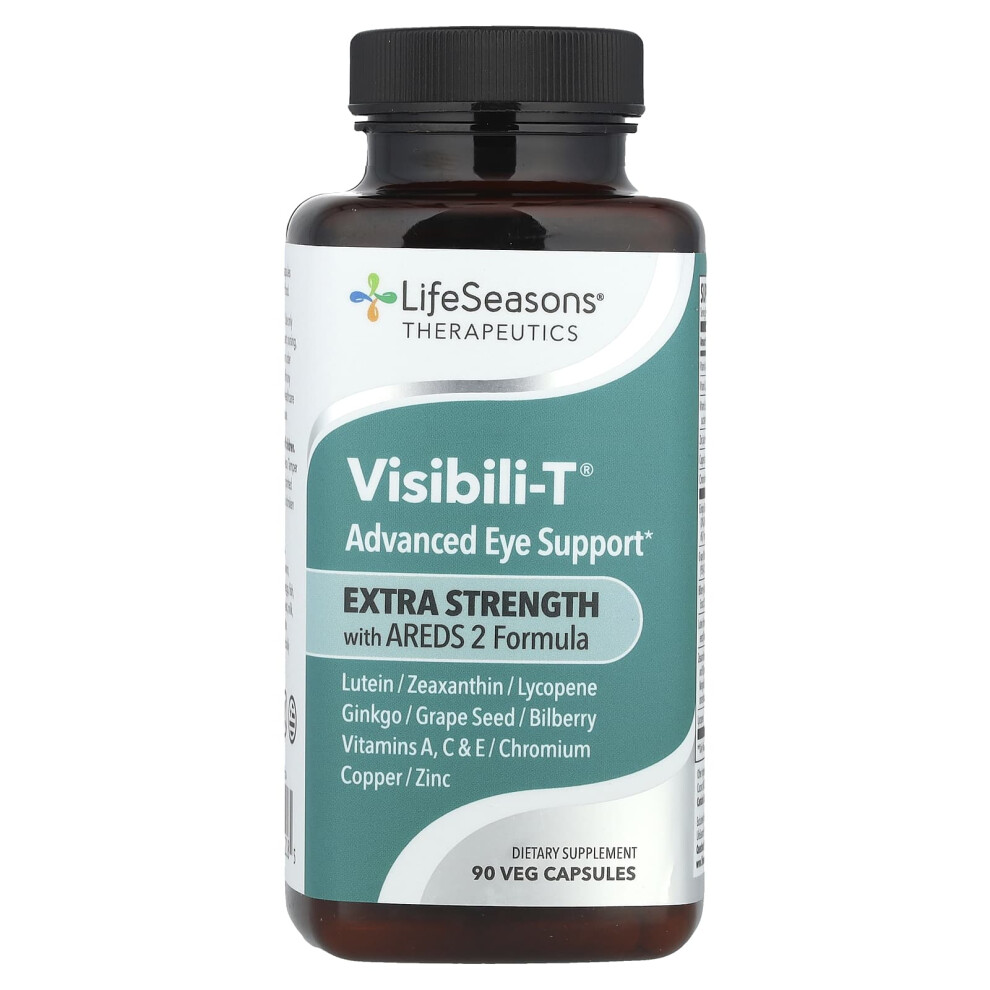 Lifeseasons , Therapeutics, Visibili-T With Areds 2 Formula, 90 Veg Capsules