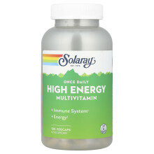 Solaray, Egy Naponta Magas Energia Multivitamin, 180 VegCaps