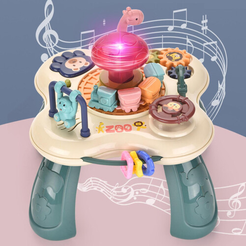 Learning Baby Activity Table Toys Battery Powered Musical Interactive Cute Early 1