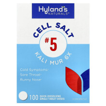 Kali Mur 6X od Hyland's Naturals, 100 Jednostajnych Tabletek