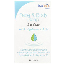 Hyalogic, Wash & Body Bar Zeep Met Hyaluronzuur, 4 oz (113,4 g)