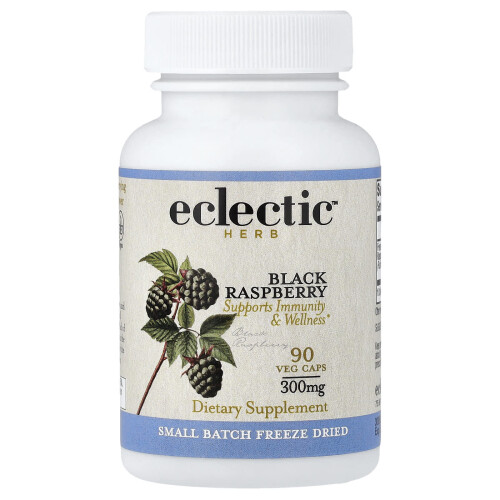 Black Raspberry di Eclectic Herb, 300 mg, 90 Veg Caps