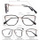 Blauwlichtfilterbril voor dames UV400 7