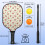 Σετ κουπιών Pickleball με κουπιά από fiberglass σε σχέδια λουλουδιών, 2 μπάλες και τσάντα – 4