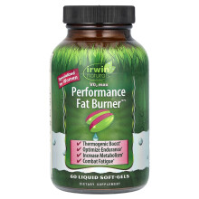 Irwin Naturals, V02 Max, Queimador de Gordura de Desempenho, 60 Liquid Soft-Gels