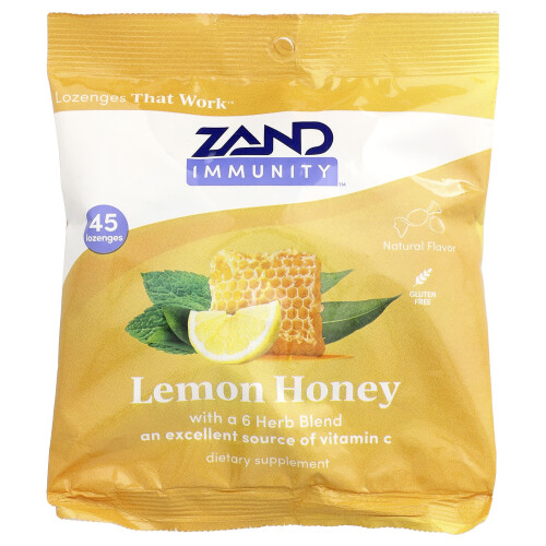 Zand, Immunity, Λεμόνι Μέλι Λοζένγκες, 45 Lozenges