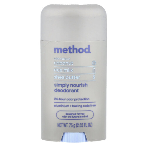 Method Method, Desodorante, Simplemente Nutrir, 2.65 fl oz (75 g)