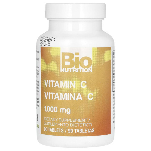 Bio Nutrition, Vitamin C, 1.000 mg, 90 Tabletten