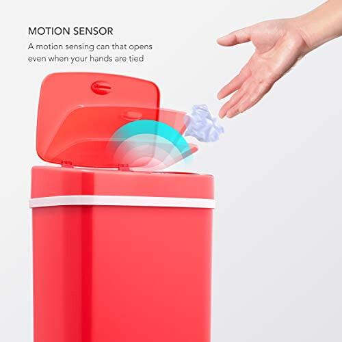 DZT-12-5RS automatic infrared trash can 3 gal rectangular 1