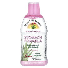 Lily of the Desert, Aloe Herbal, Maagformule, Verse Munt, 32 fl oz (960 ml)
