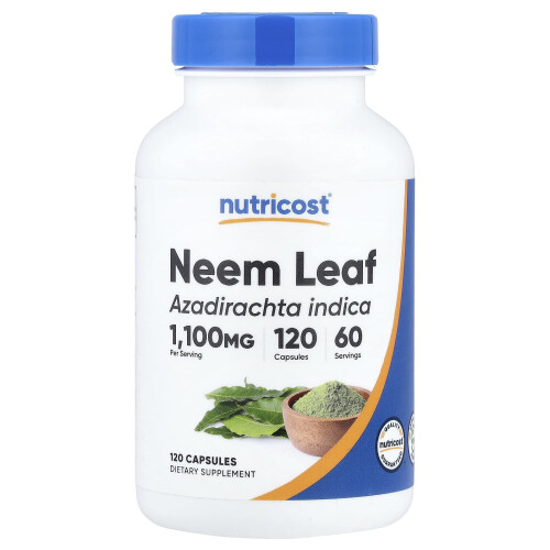 Nutricost, Neem Blad, 120 Capslar