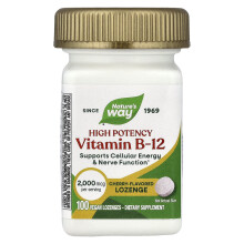 Nature's Way, Vitamin B-12, Ceris, 100 Vegan Lösningsformer