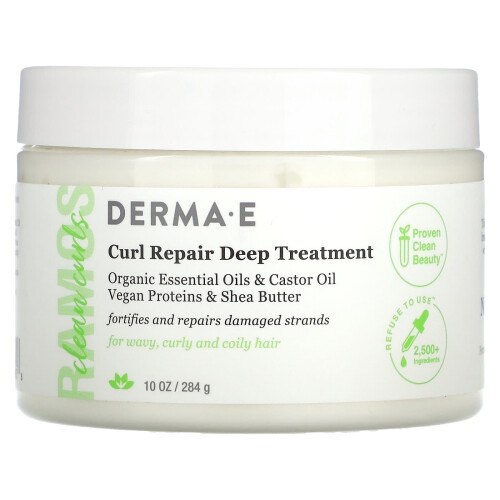 DERMA E, Ramos Clean Curls, Θεραπεία Κύρτωσης, 10 oz (284 g)